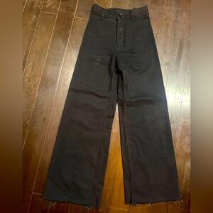 Zara high waisted stretch mariner jean , size 4